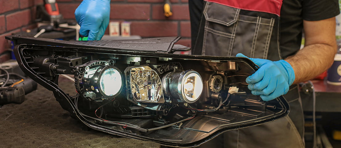 Q8: When making automotive lighting products, do you need to pay special attention to parts or materials? 