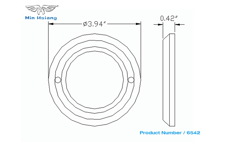 specifications of 2.5" 法蘭蓋