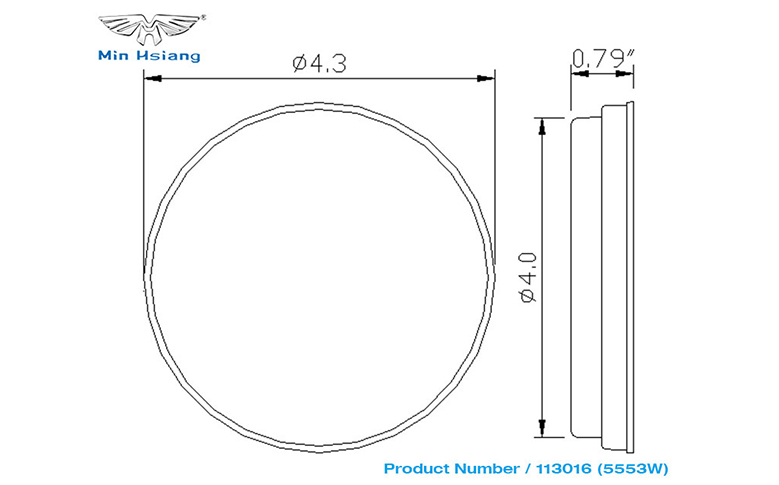 specifications of 4" Sealed Backup Light