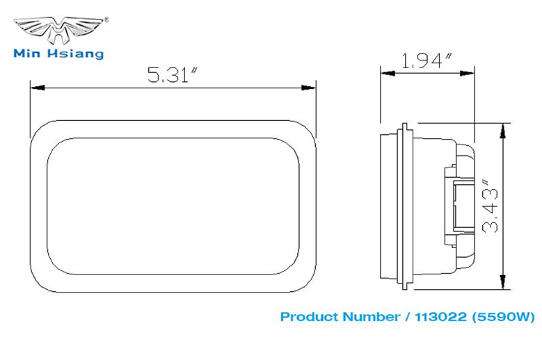 specifications of 密封備用燈