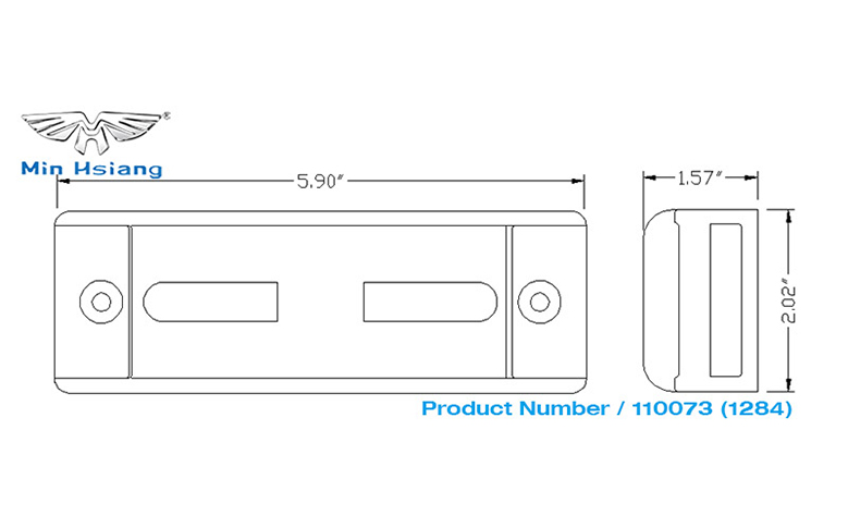 specifications of 間隙標記燈，帶反射透鏡