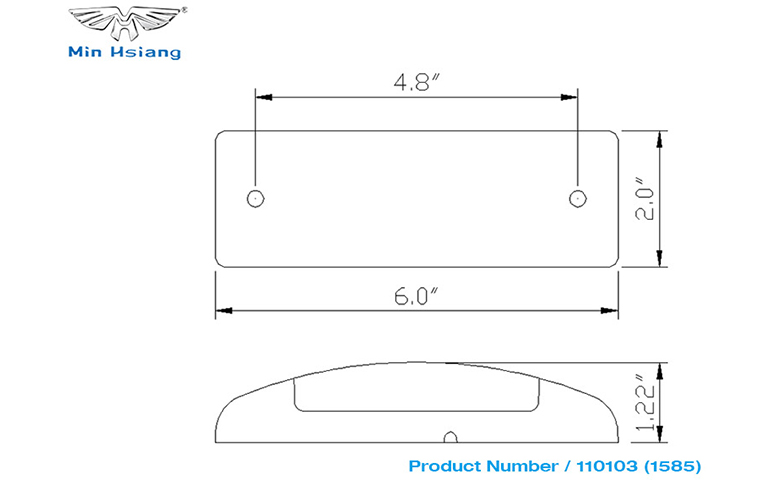 specifications of 密封間隙標誌燈