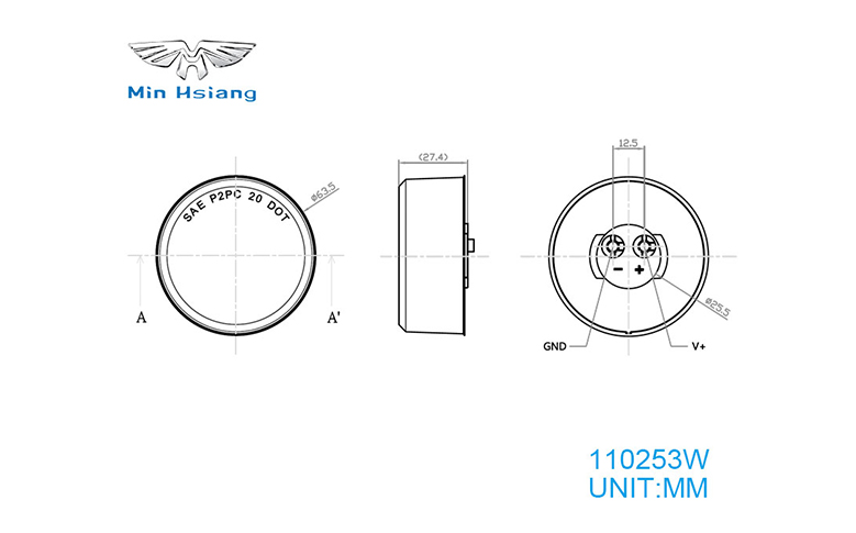 specifications of 2.5" Abyss Side Marker White Version
