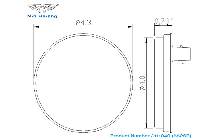 specifications of 4" 圓形密封剎車燈、轉向燈和尾燈