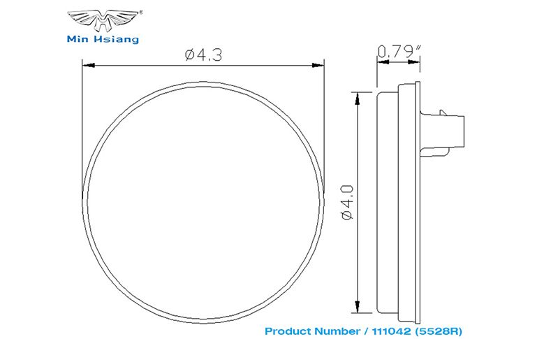 specifications of 4" 圓形密封剎車燈、轉向燈和尾燈