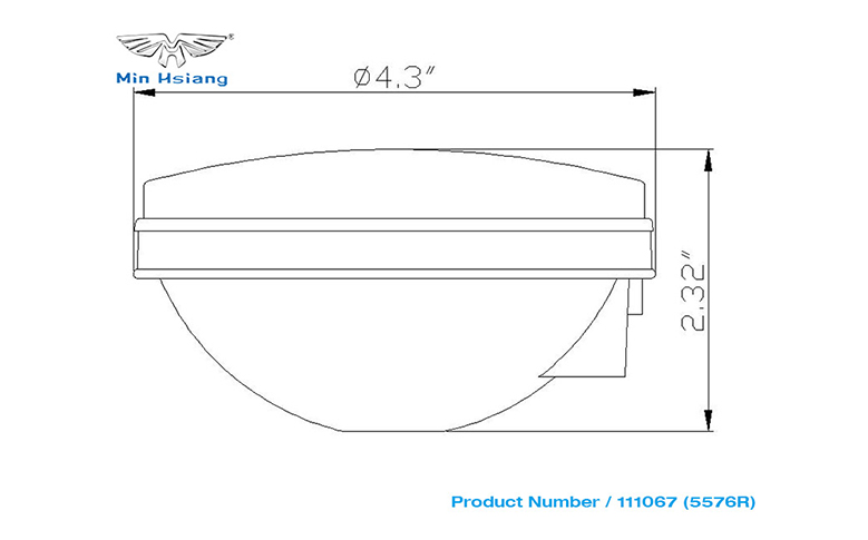 specifications of 4" Round Sealed Stop, Turn & Tail Light