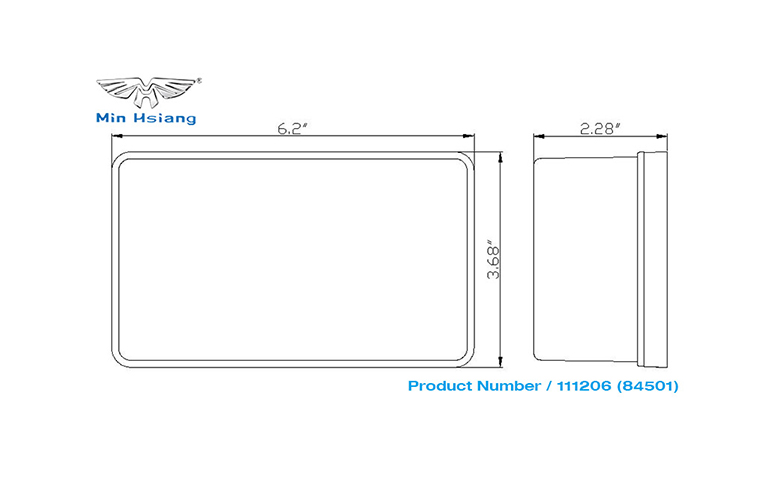 specifications of Sealed Stop, Turn & Tail Light (Submersible Combination Light)