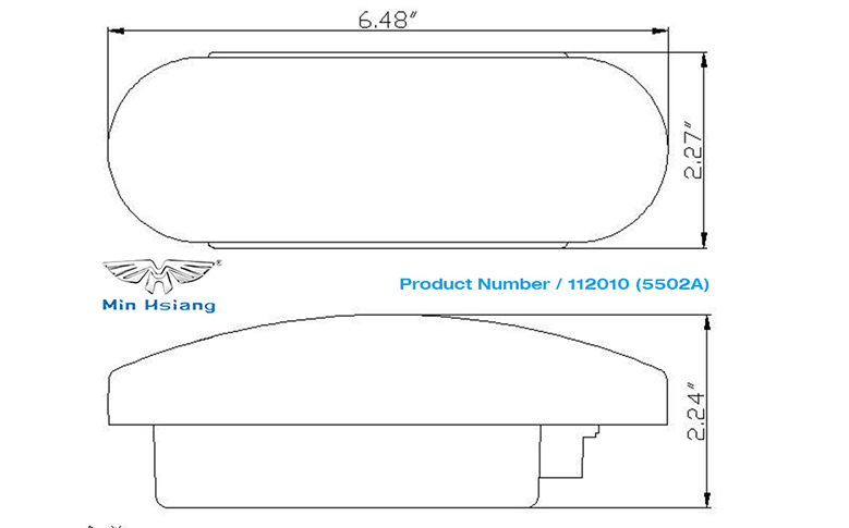 specifications of 6" Sealed Turn Signal Light