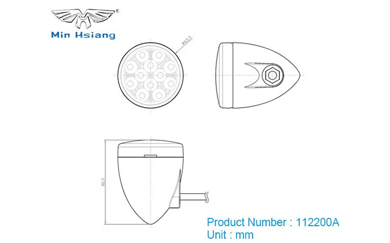 specifications of 前/後指示燈
