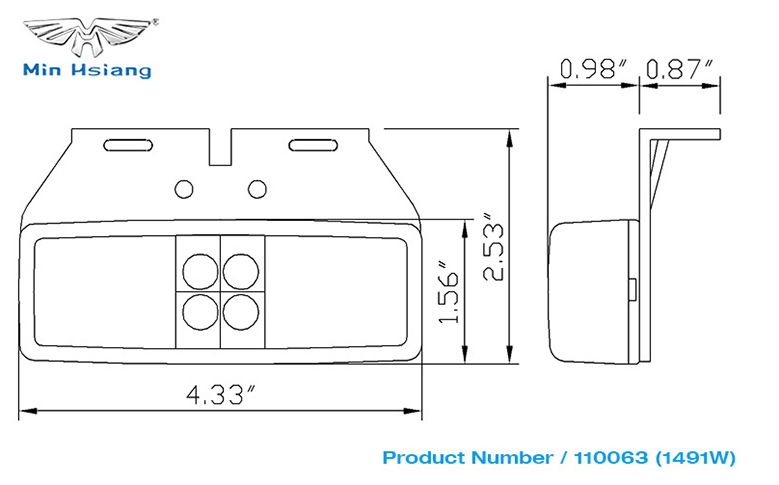 specifications of 密封前位／實用燈